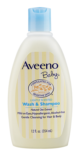 Baby Wash Shampoo Mild On Eyes Aveeno
